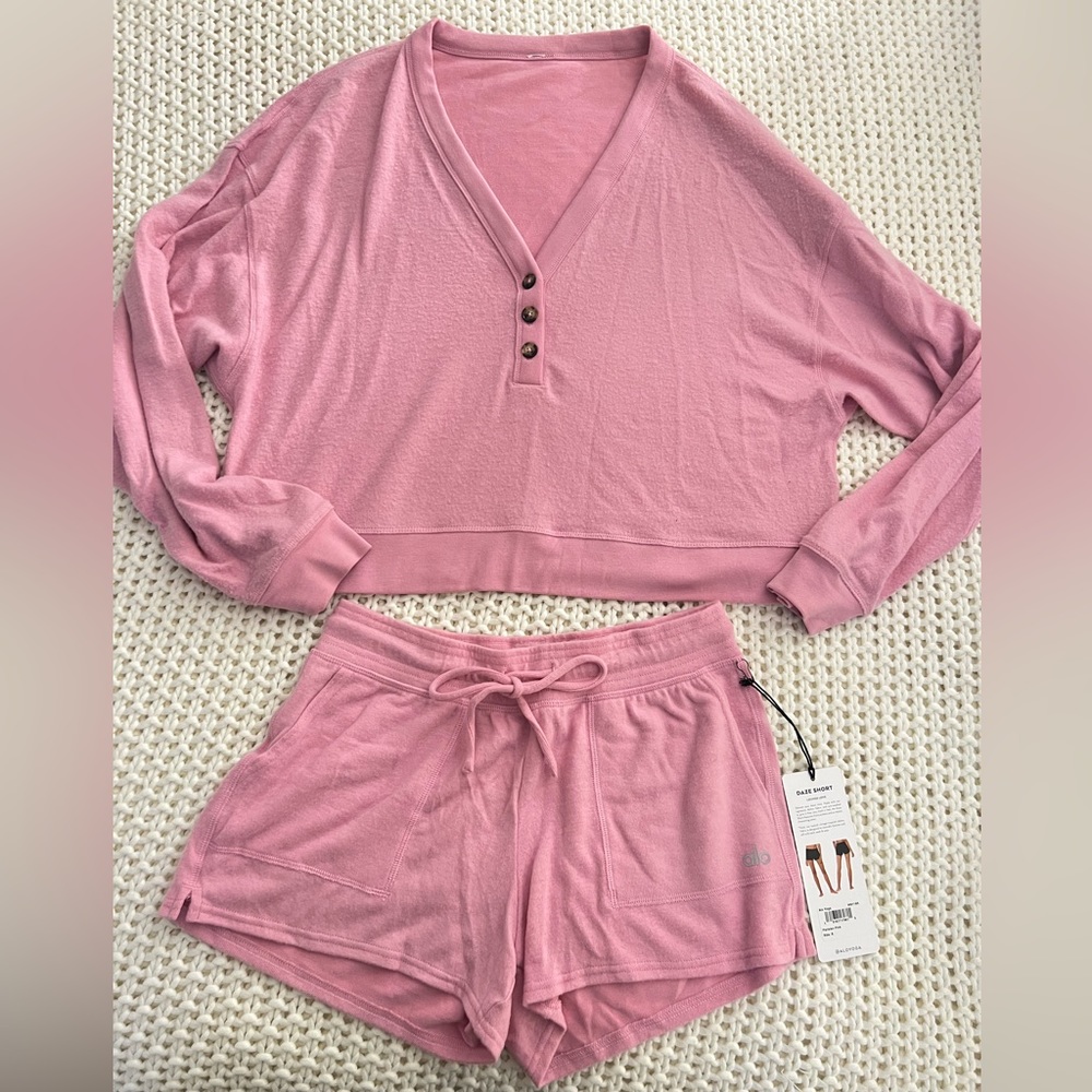 ALO - Daze long sleeve and short SET